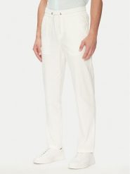 Blend Spodnie materiałowe 20718408 Biały Regular Fit. Białe spodnie na co dzień męskie Blend, bez wzorów, z bawełny. Za 119.99 zł.