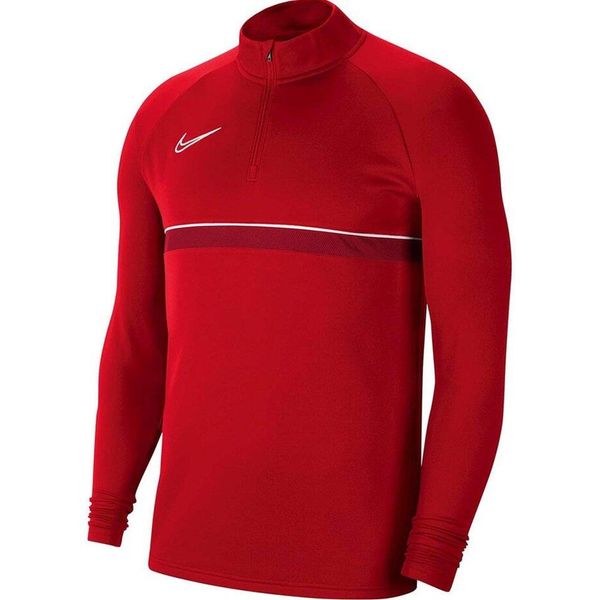 Bluza sportowa męska Nike Dri-FIT Academy. Czerwone bluzy bez kaptura męskie Nike, m, bez wzorów, bez kaptura. Za 117.00 zł.