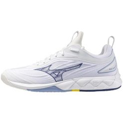 Buty halowe Mizuno Wave Luminous. Białe buty do biegania męskie Mizuno, bez wzorów, bez zapięcia, do biegania, mizuno wave. Za 632.40 zł.