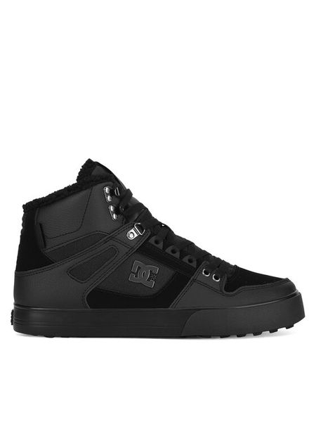 DC Sneakersy PURE HIGH-TOP WC WNT ADYS400047-3BK Czarny. Czarne buty sportowe na co dzień męskie DC, m, bez wzorów, z nubiku, bez ramiączek, bez kaptura. Za 271.00 zł.