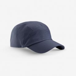 Czapka turystyczna z daszkiem Forlcaz MT500 V2. Niebieskie czapki męskie FORCLAZ, bez wzorów, z elastanu, sportowe. Za 39.99 zł.