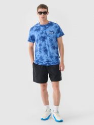 4F Spodenki casual męskie - czarne XL. Czarne szorty męskie 4f, bez wzorów, z bawełny, casualowe. W wyprzedaży za 59.99 zł.