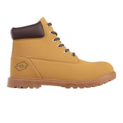 Botki Męskie Maemoore. Brązowe buty trekkingowe męskie Lotto, bez obcasa, bez zapięcia. Za 190.99 zł.