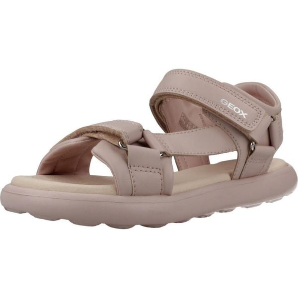 Sandały GEOX J SANDAL PUFFYPOP GI Rose. Czerwone buty zimowe męskie Geox, bez wzorów, z syntetyku, sportowe, bez obcasa, bez zapięcia. Za 256.46 zł.