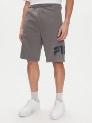 Fila Szorty sportowe Lezinnes FAM0870 Szary Regular Fit. Szare szorty sportowe męskie Fila, bez wzorów, z bawełny, sportowe. Za 119.99 zł.