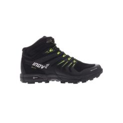 Buty trekkingowe męskie Inov-8 Roclite 345 Gtx V2. Czarne buty do biegania męskie Inov-8, bez wzorów, z gumy, bez zapięcia, do biegania. Za 549.99 zł.