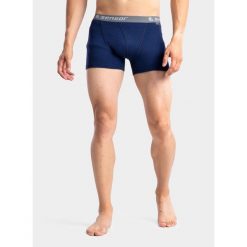 Bokserki termoaktywne męskie Sensor Merino DF Boxers. Niebieskie bielizna termoaktywna męska Sensor, m, bez wzorów, bez ramiączek. Za 123.99 zł.