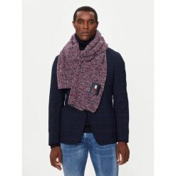 Szalik Tommy Hilfiger. Niebieskie szaliki męskie Tommy Hilfiger, bez wzorów. Za 539.99 zł.
