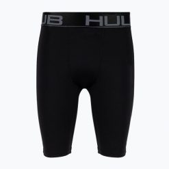 Spodenki kompresyjne męskie HUUB Compression Shorts. Czarne szorty sportowe męskie Huub, bez wzorów. Za 139.99 zł.