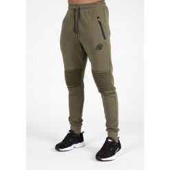 Spodnie fitness męskie Gorilla Wear Delta Pants. Szare spodnie dresowe męskie GORILLA WEAR, bez wzorów, z dresówki. Za 246.00 zł.