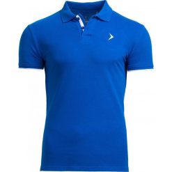 Koszulka polo męska TSM610 - niebieski - Outhorn. Koszulki polo męskie marki Outhorn. W wyprzedaży za 39.99 zł.