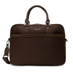 Torba na laptopa GINO ROSSI. Brązowe torby na laptopa męskie Gino Rossi, bez wzorów. Za 279.99 zł.