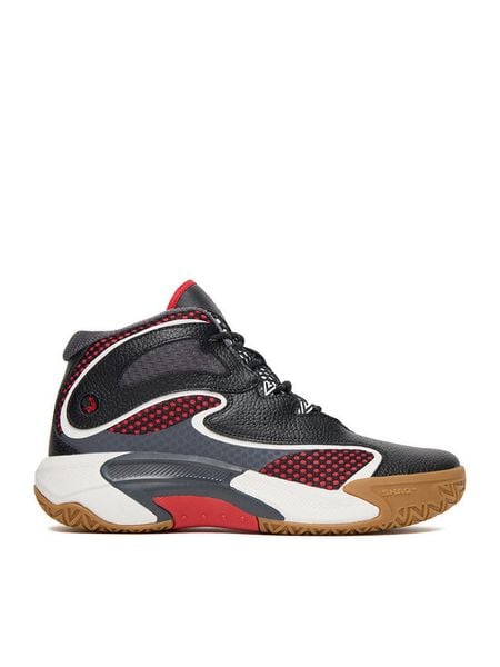 Shaq Sneakersy EOSS-SHAQNOTIX 2.0 AQ95039M-BW Czarny. Czarne buty sportowe na co dzień męskie Shaq, m, bez wzorów, ze skóry, bez ramiączek, bez kaptura. Za 299.99 zł.