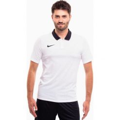 Koszulka sportowa męska Nike Dri-FIT Park 20 Polo. Białe koszulki polo męskie Nike, m, bez wzorów, sportowe, bez kołnierzyka, bez ramiączek. Za 138.27 zł.