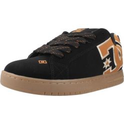 Buty DC COURT GRAFFIK M Czarny. Czarne buty zimowe męskie DC Shoes, bez wzorów, ze skóry, sportowe, bez obcasa, bez zapięcia. Za 406.30 zł.