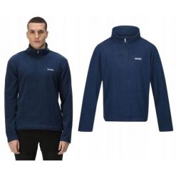 Polar turystyczny męski z suwakiem Thompson. Niebieskie bluzy z polaru męskie Regatta, m, bez wzorów, z polaru, sportowe, bez ramiączek, bez kaptura. W wyprzedaży za 95.45 zł.
