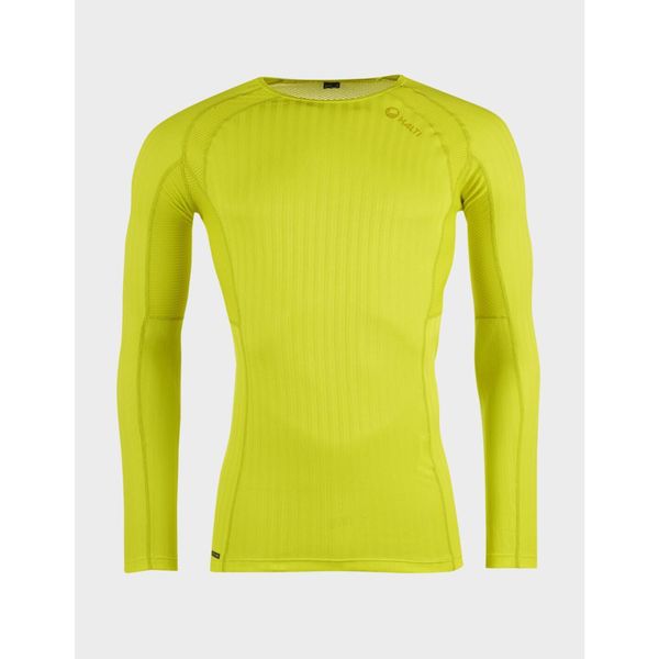 Koszulka termoaktywna męska Halti Ultra Cool Mesh L/S. Żółte bielizna termoaktywna męska Halti, l, bez wzorów, z meshu, bez ramiączek. Za 269.99 zł.