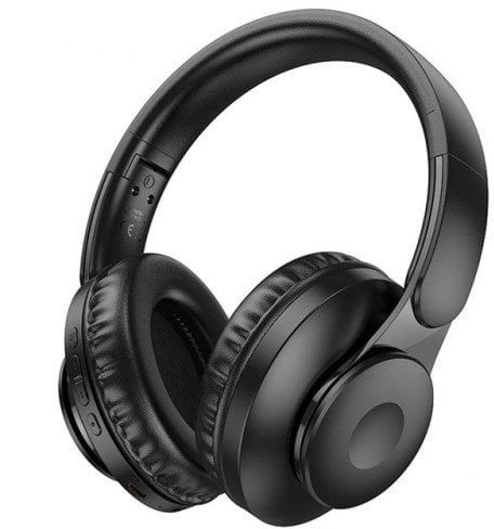 Słuchawki bezprzewodowe Hoco W45 Enjoy (czarny). Czarne słuchawki bluetooth Hoco. Za 47.65 zł.