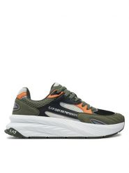 EA7 Emporio Armani Sneakersy X8X178 XK382 U035 Zielony. Zielone buty sportowe na co dzień męskie EA7 Emporio Armani, m, bez wzorów, z materiału, bez ramiączek, bez kaptura. Za 489.99 zł.