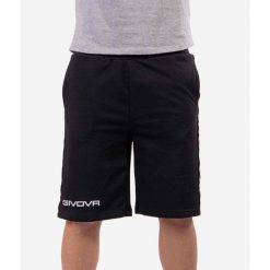 Givova Terry Band Spodenki Sportowe Czarny 3XL - Oddychające i Elastyczne. Czarne szorty sportowe męskie Givova, bez wzorów, z bawełny, eleganckie. Za 189.99 zł.