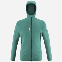 Kurtka softshell męska Millet Fusion XCS Hoodie M active fit. Zielone kurtki męskie Millet, m, bez wzorów, z softshellu, bez kaptura, wspinaczkowe. Za 539.99 zł.
