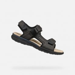 Sandały Geox Model U Spherica Ec5 Kolor Brązowy. Brązowe sandały męskie Geox, z syntetyku, bez zapięcia. Za 368.99 zł.