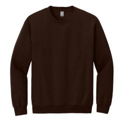 Bluza Rozpinana Z Grubej Mieszanki Dla Dorosłych Unisex. Brązowe bluzy rozpinane męskie GILDAN, m, bez wzorów, bez ramiączek, bez kaptura. Za 77.99 zł.