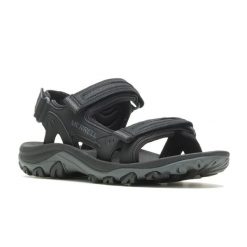 Sandały męskie Merrell Huntington Sport Convert. Czarne sandały męskie Merrell, z syntetyku, bez zapięcia. Za 408.45 zł.