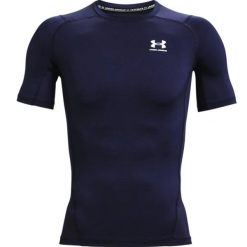 Koszulka Under Armor Ua Hg Armor Comp Ss Dorosłych. Białe t-shirty sportowe męskie Under Armour, m, bez wzorów, sportowe, bez ramiączek. Za 194.00 zł.