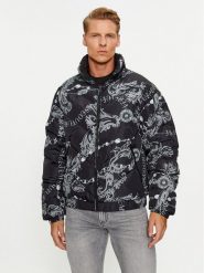 Versace Jeans Couture Kurtka puchowa 75GAUD04 Czarny Regular Fit. Czarne kurtki męskie Versace Jeans Couture, m, bez wzorów, z jeansu, bez ramiączek, bez kaptura. Za 4,839.00 zł.