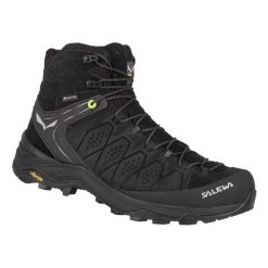 Buty Trekkingowe Męskie Salewa Alp Trainer 2 Mid Gtx. Czarne buty zimowe męskie Salewa, bez wzorów, z gumy, sportowe, za kostkę, bez obcasa, bez zapięcia. Za 1,108.40 zł.