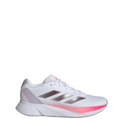 Buty Duramo SL. Białe buty do biegania męskie ADIDAS, bez wzorów, z materiału, bez zapięcia, do biegania. W wyprzedaży za 222.75 zł.