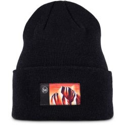 Czapka BUFF KNITTED BEANIE LILON GEM. Czarne czapki męskie Buff, bez wzorów, sportowe. Za 129.90 zł.