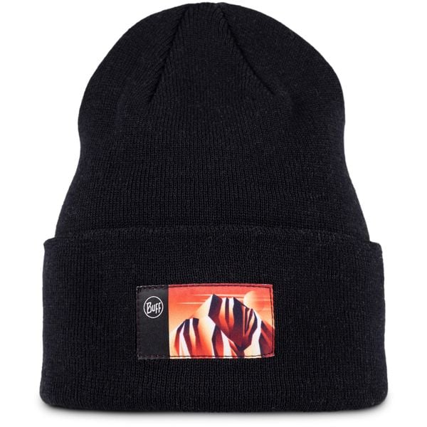Czapka BUFF KNITTED BEANIE LILON GEM. Czarne czapki męskie Buff, bez wzorów, sportowe. Za 129.90 zł.
