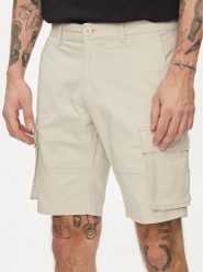 Only & Sons Szorty materiałowe Cam 22016689 Beżowy Regular Fit. Brązowe szorty męskie Only & Sons, bez wzorów, z bawełny. Za 119.99 zł.