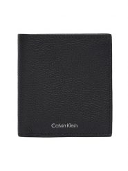Calvin Klein Portfel Foil Emboss Slim Billfold LV04D1064G Czarny. Czarne portfele męskie Calvin Klein, bez wzorów, ze skóry. Za 259.99 zł.
