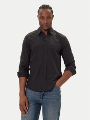 Mustang Koszula Canton 1016951 Czarny Slim Fit. Czarne koszule męskie Mustang, l, bez wzorów, z bawełny, bez kołnierzyka, bez ramiączek. Za 209.99 zł.