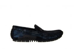 Mokasyny John Doubare Y198-109 Black 104177, Czarny, Skóra naturalna - 44. Czarne mokasyny męskie John Doubare, z materiału, bez zapięcia. W wyprzedaży za 449.99 zł.