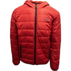Kurtka męska DC Shoes Turner Puffer Hooded. Czerwone kurtki męskie DC Shoes, m, bez wzorów, z puchu, sportowe, bez ramiączek, bez kaptura. W wyprzedaży za 390.00 zł.