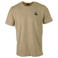 Koszulka Le Coq Sportif Tech SP N°2. Brązowe t-shirty sportowe męskie le coq sportif, m, bez wzorów, eleganckie, bez ramiączek. Za 193.90 zł.