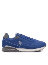 U.S. Polo Assn. Sneakersy NOBIL003M/CHY4 Niebieski. Niebieskie buty sportowe na co dzień męskie U.S. Polo Assn., m, bez wzorów, z syntetyku, bez ramiączek, bez kaptura. Za 207.99 zł.