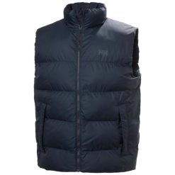 Kurtka puchowa bez rękawów Helly Hansen Active. Niebieskie kurtki męskie Helly Hansen, m, bez wzorów, z puchu, bez ramiączek, bez kaptura. Za 699.00 zł.
