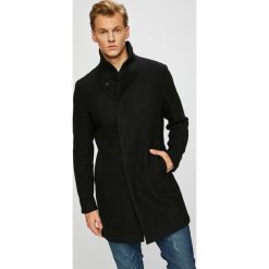 Premium by Jack&Jones - Płaszcz. Czarne płaszcze męskie marki Premium by Jack&Jones, z materiału. W wyprzedaży za 579.90 zł.