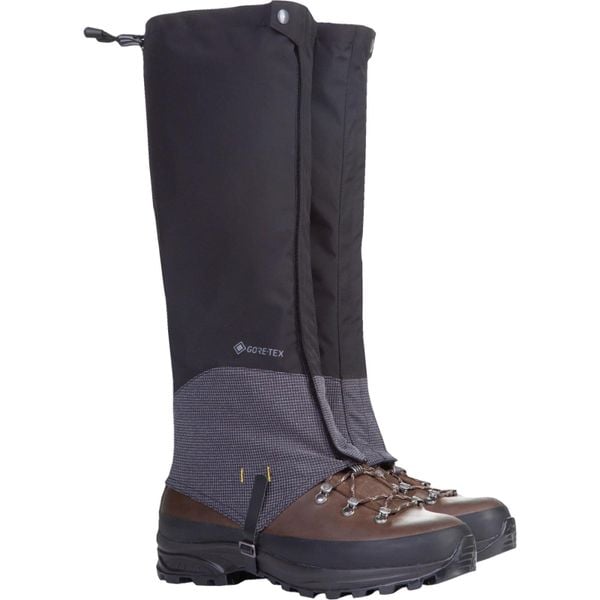 Stuptuty z membraną Trekmates Laggan GTX Gaiter. Czarne buty zimowe męskie TREKMATES, bez wzorów, sportowe, bez obcasa, bez zapięcia. Za 254.99 zł.