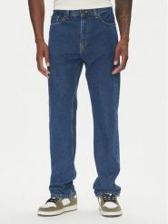 DC Jeansy Worker Straight ADYDP03072 Niebieski Regular Fit. Niebieskie jeansy męskie DC, bez wzorów, z bawełny. Za 219.99 zł.