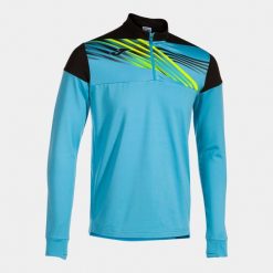 Joma Elite IX męska bluza sportowa z kapturem turkusowo-czarna S. Czarne bluzy nierozpinane męskie Joma, m, bez wzorów, z kapturem. Za 203.99 zł.