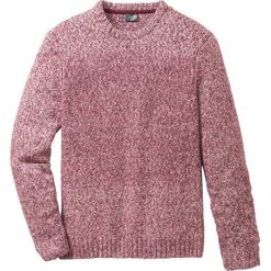 Sweter z okrągłym dekoltem Regular Fit bonprix czerwony klonowy melanż. Swetry męskie marki bonprix. Za 59.99 zł.