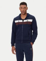 Lacoste Bluza SH5913 Granatowy Regular Fit. Niebieskie bluzy rozpinane męskie Lacoste, m, bez wzorów, z bawełny, bez ramiączek, bez kaptura. Za 479.99 zł.