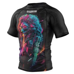 Koszulka Męska Rashguard MMA na Siłownię EXTREME HOBBY CYBER ANIMALS. Czarne bielizna termoaktywna męska EXTREME HOBBY, m, bez wzorów, z bawełny, bez ramiączek, do biegania. Za 199.00 zł.