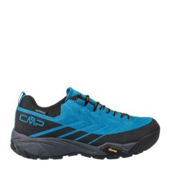 Buty trekkingowe męskie CMP MINTAKA. Czarne buty zimowe męskie CMP, bez wzorów, sportowe, bez obcasa, bez zapięcia. W wyprzedaży za 399.99 zł.